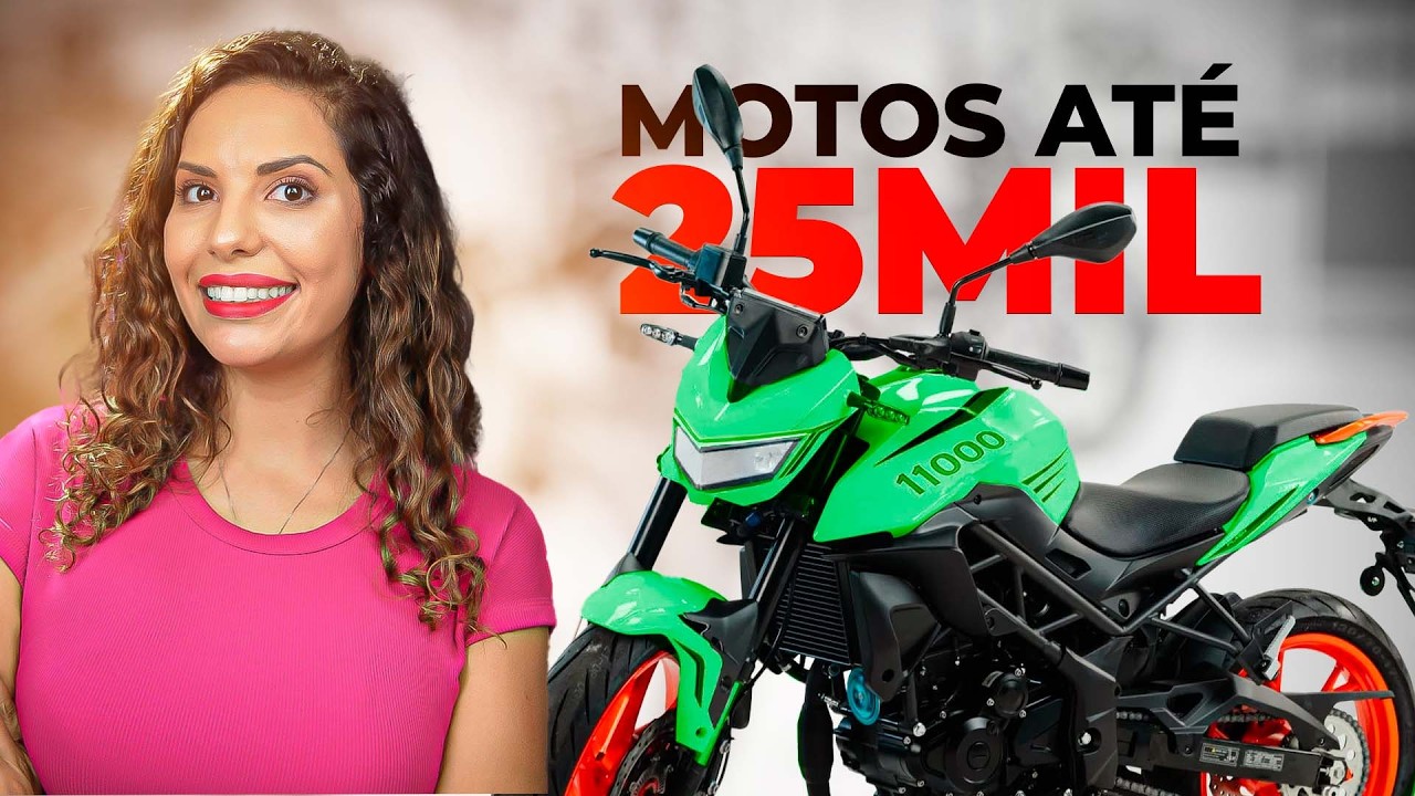 MOTOS ATÉ R$25 MIL | AS MELHORES MOTOS E MAIS CONFIÁVEIS MOTOS PARA COMPRAR EM 2025  (DETALHADO)