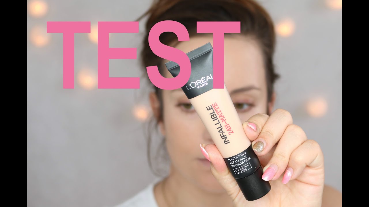 Pierwsze wrażenie + test na żywo - L'Oreal Infallible 24h MATTE -  podkład  - recenzja