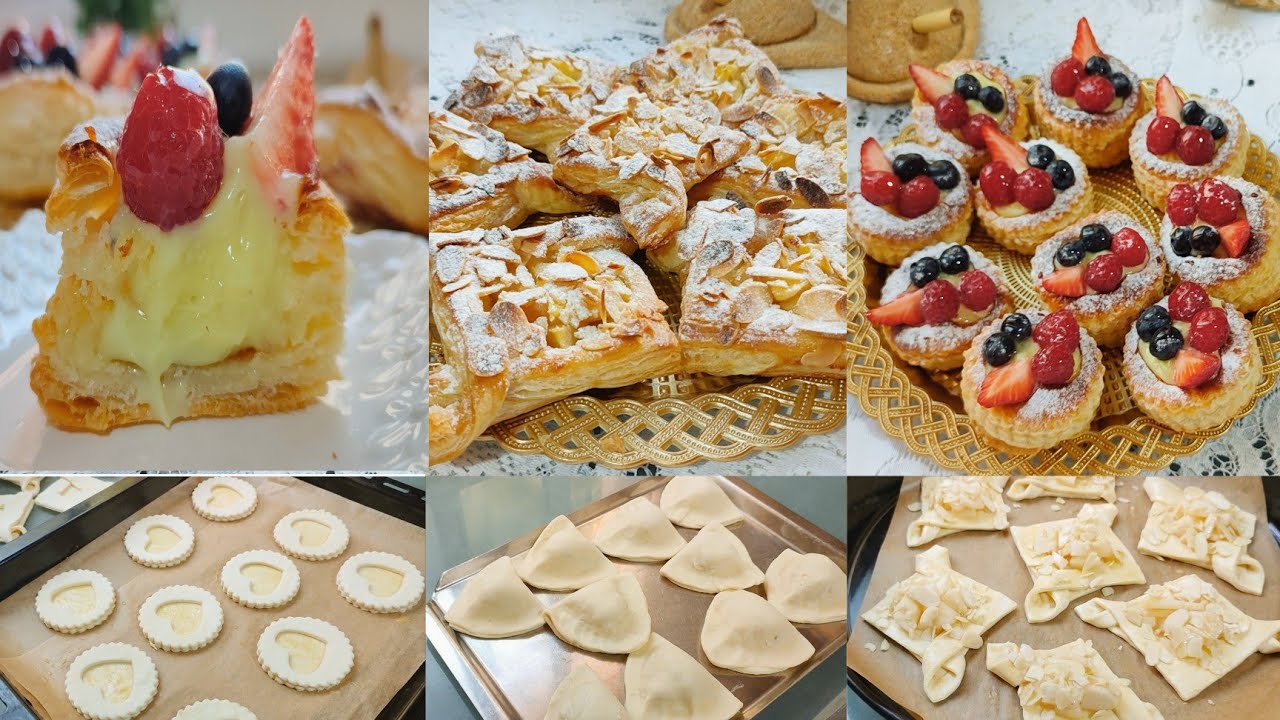 بأقل تكلفة حضري المالح و الحلو بعجين واحد بدون تعب سهل و سريع  vol au vent aux fruit