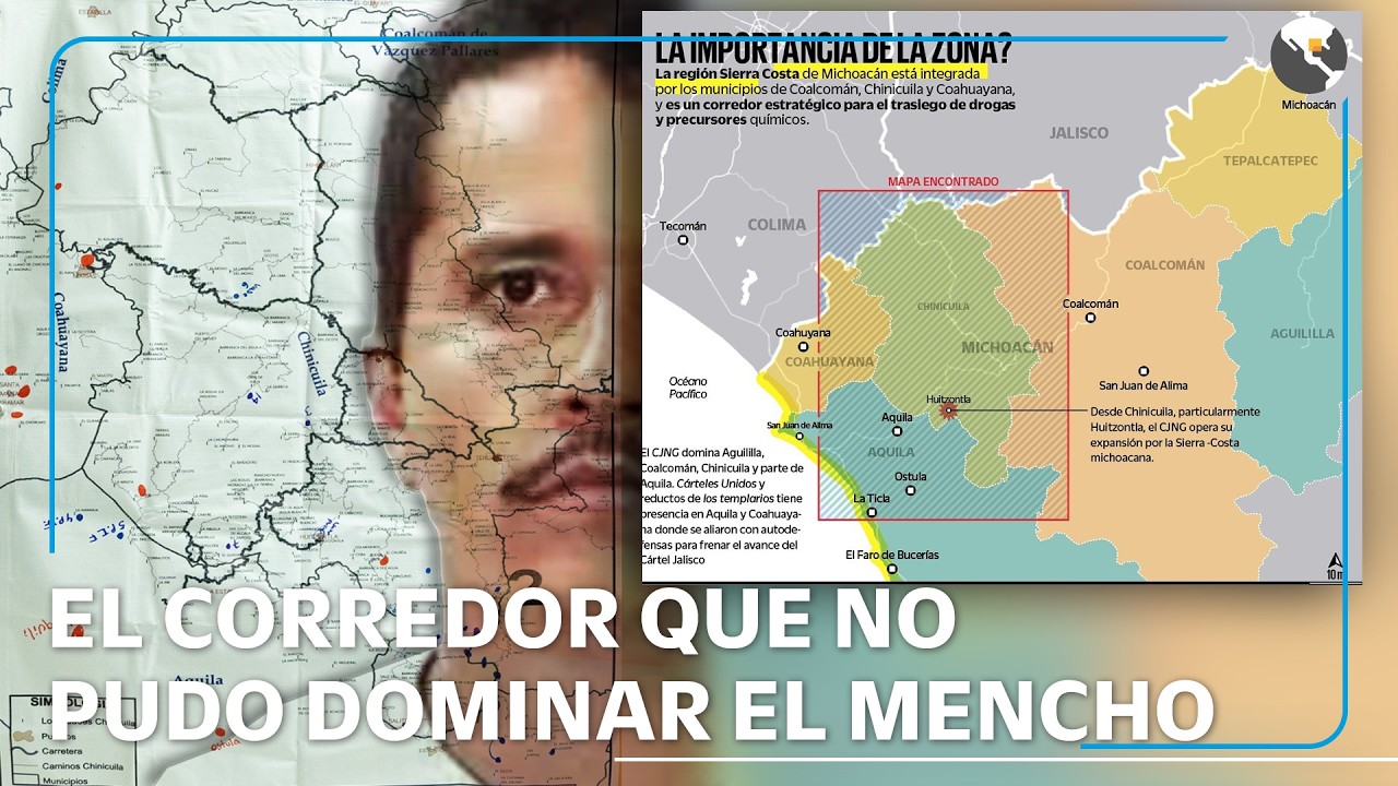 El Mencho buscaba controlar corredores de coca y precursores de acuerdo a un mapa encontrado
