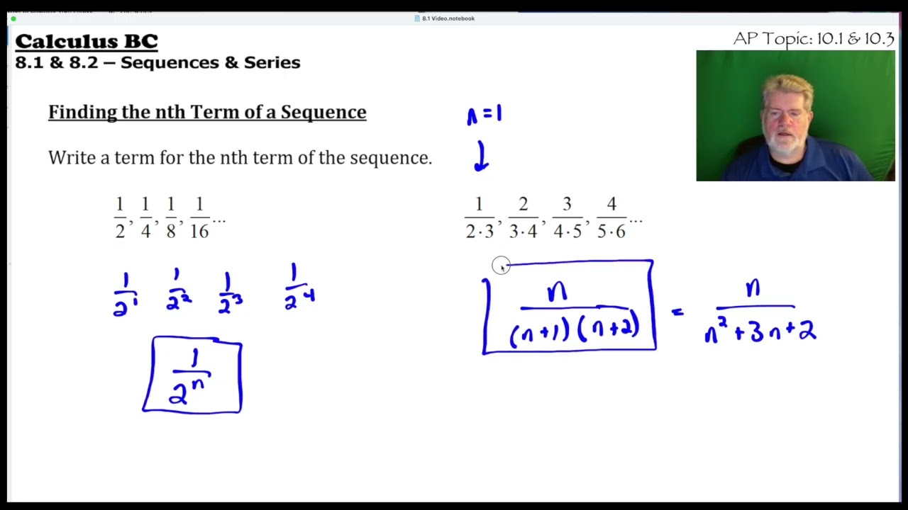 8.1 - Series & Sequences