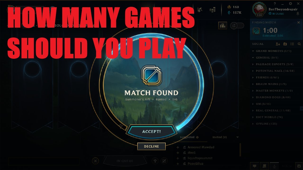 How Many Games  Should You Play