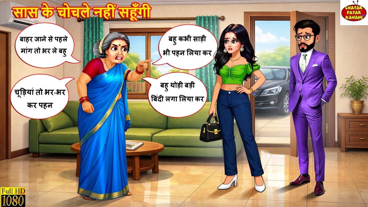सास के चोचले नहीं सहूँगी | Hindi Kahani | Moral Stories | Hindi Cartoon | Cartoon Video | Kahaniya