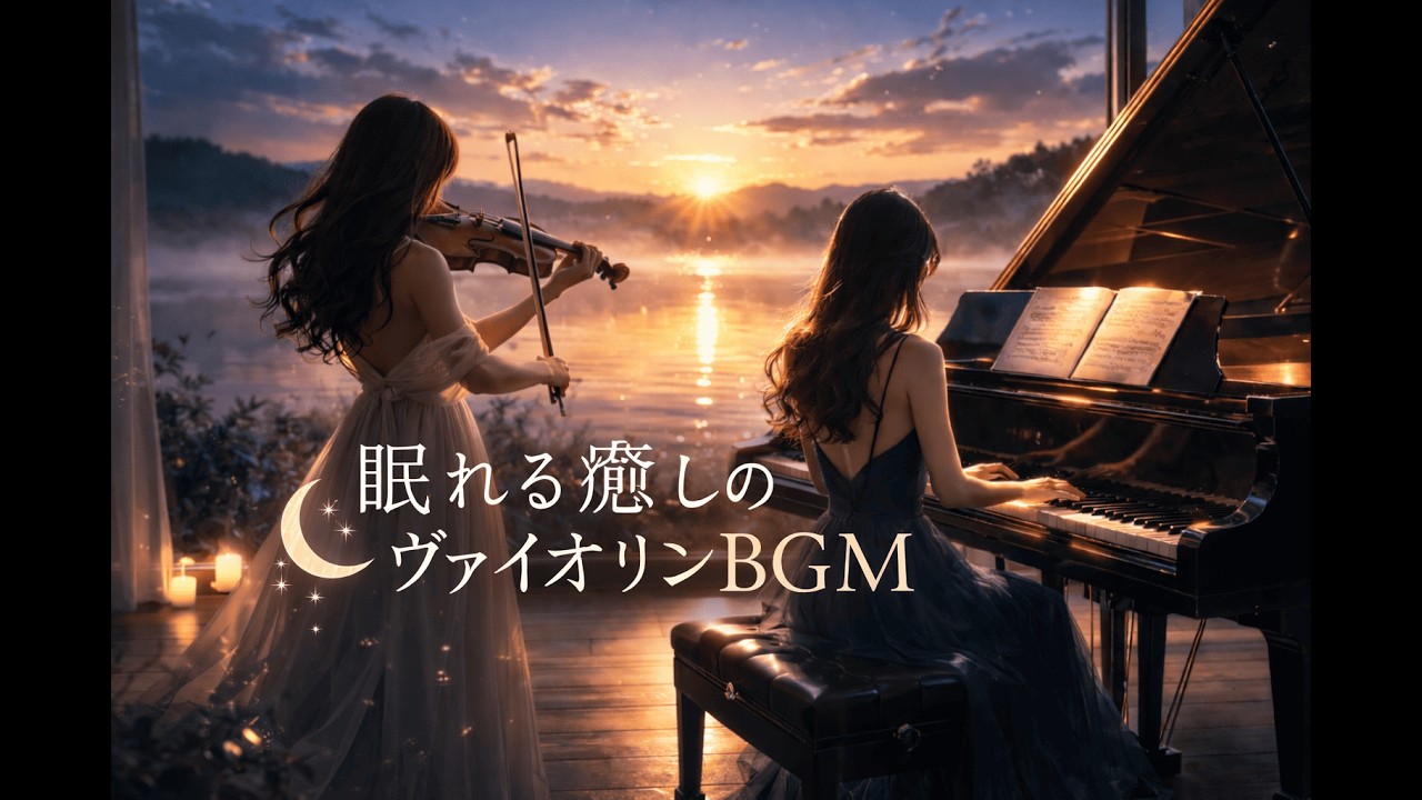 Healing Violin Sleep Music 眠れる癒しのヴァイオリンBGM【ヴァイオリン】#1