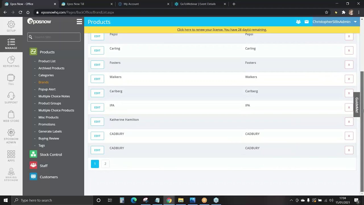 Epos Now Webinar - Products and Categories (Retail)