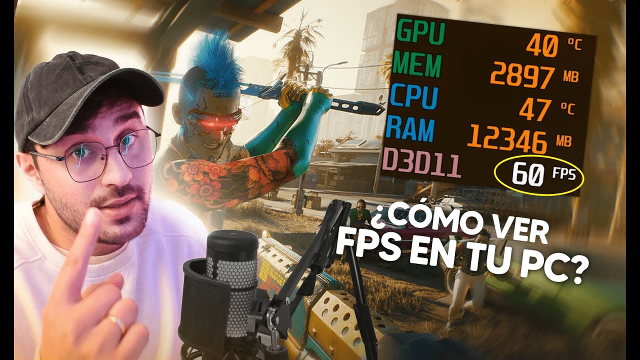 Como ver los FPS, CPU, GPU en todos tus VIDEOJUEGOS | MSI AFTERBURNER (2024)