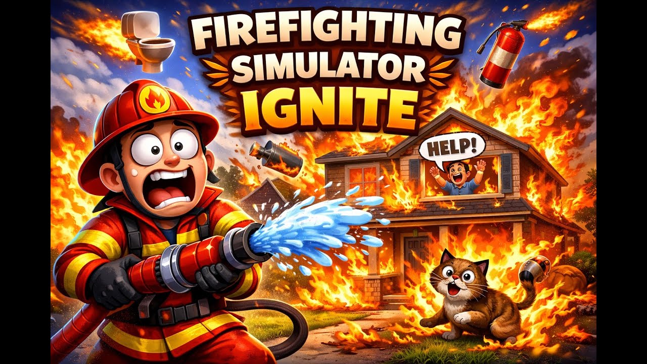Firefighting Simulator: Ignite 🔴 LIVE: Rookie Firefighters vs Massive Fires 🚒🔥