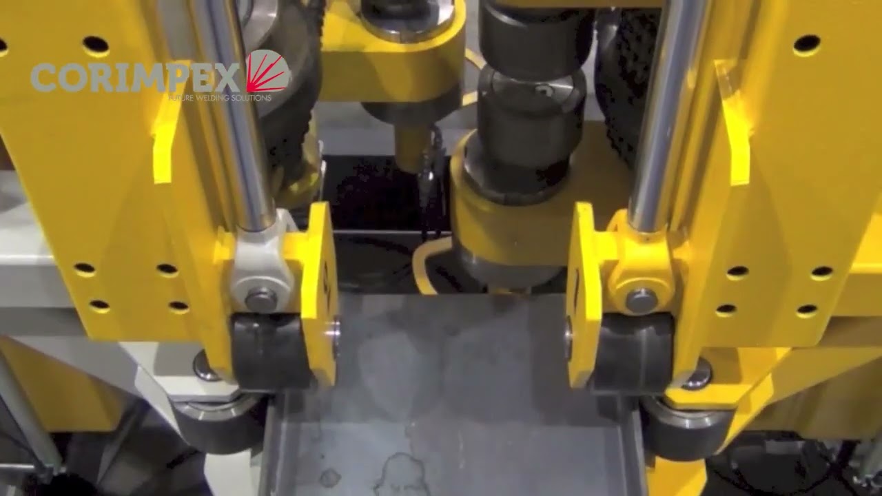 CORIMPEX HFI - Horizontal Full Integrated Line - H Beam's Flange Straightening Machine