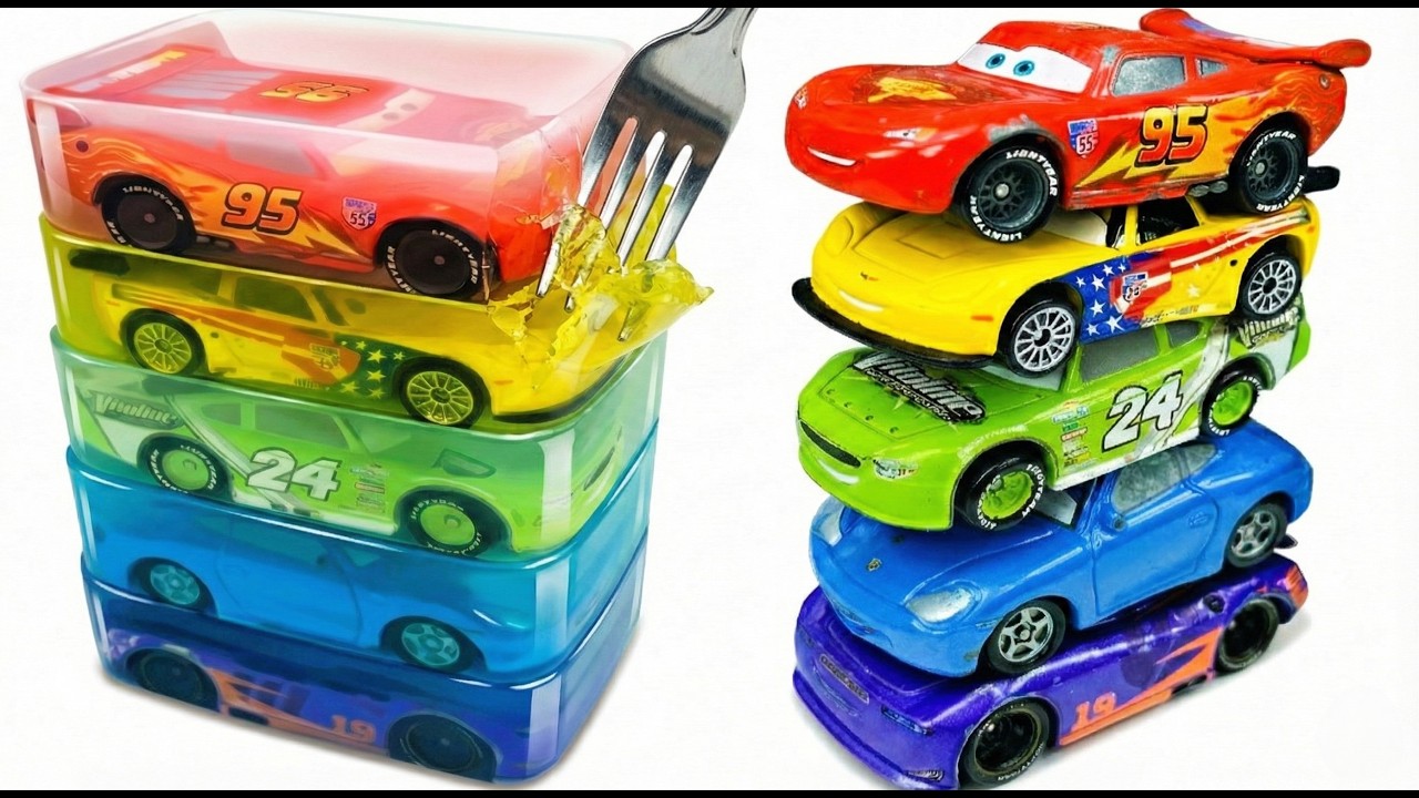 Lightning McQueen Disney Cars! Satisfying Jelly Cutting Tomica Edition vol. 14