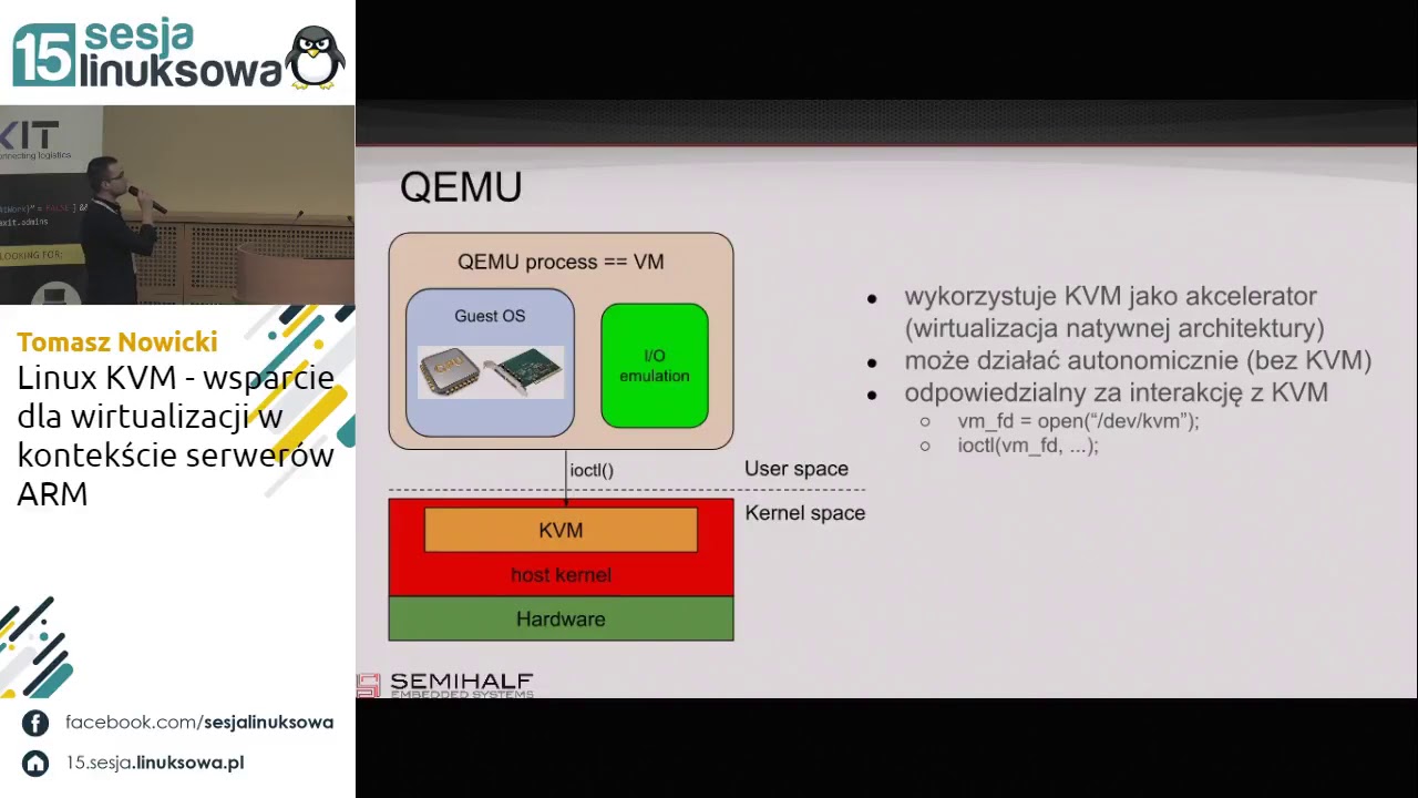 Linux KVM - wsparcie dla wirtualizacji w kontekście serwer&oacute;w ARM - Tomasz Nowicki