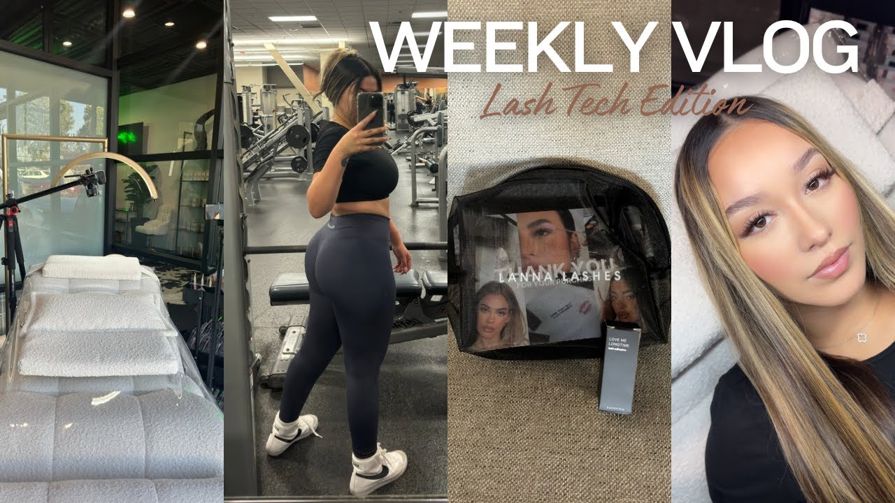 WEEKLY LASH TECH VLOG | BTS + New Products + Brown Lashes