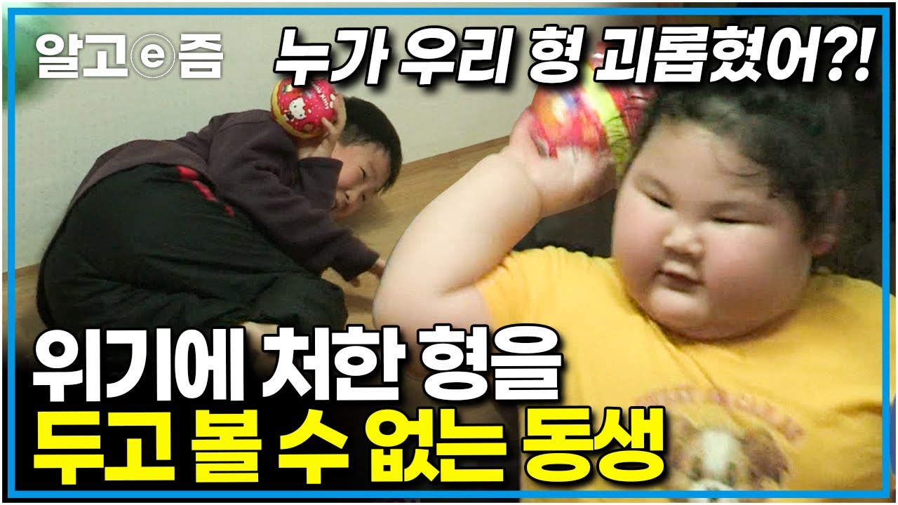 매일 형과 싸우고 깨물고 한바탕 소동이 벌어지지만, 누구보다 형을 좋아하는 7살 어린 동생 │부모│알고e즘