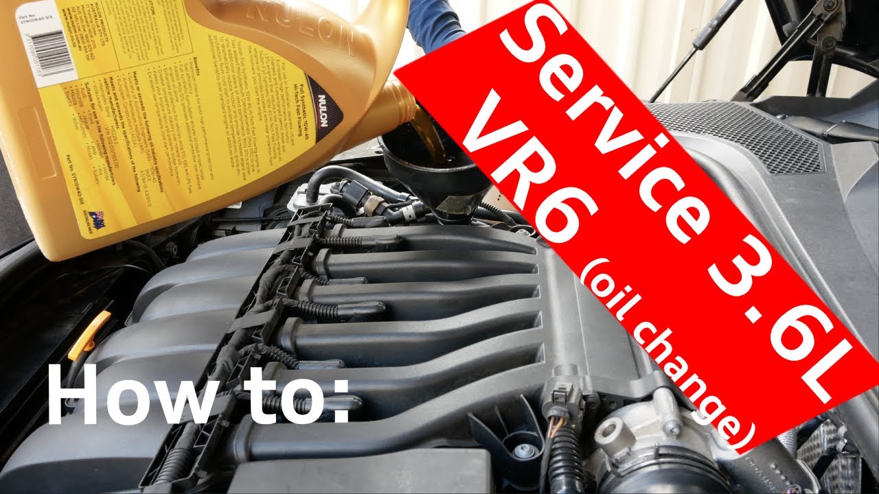 Audi 3.6L VR6 Oil & Filter Service (Passat R36, Golf R32 Mk4 Mk5 & Audi TT 3.2 8N & 8J applicable)