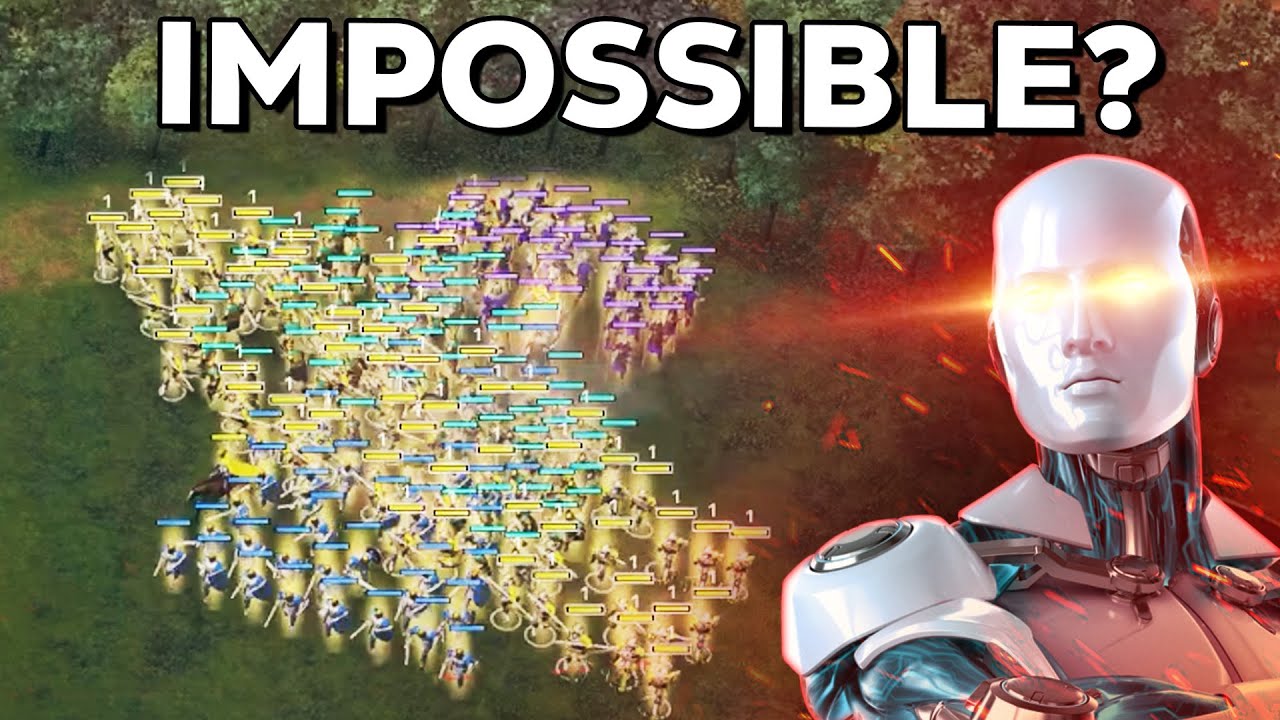 Первый в мире 1 против 7 абсурдного ИИ в Age of Empires 4