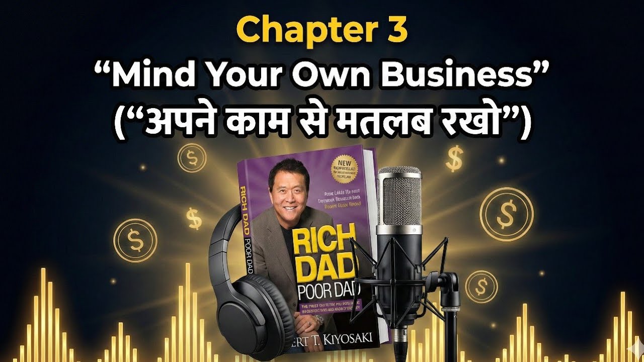 Rich Dad Poor Dad Chapter 3 (Hindi) | Mind Your Own Business 🚀