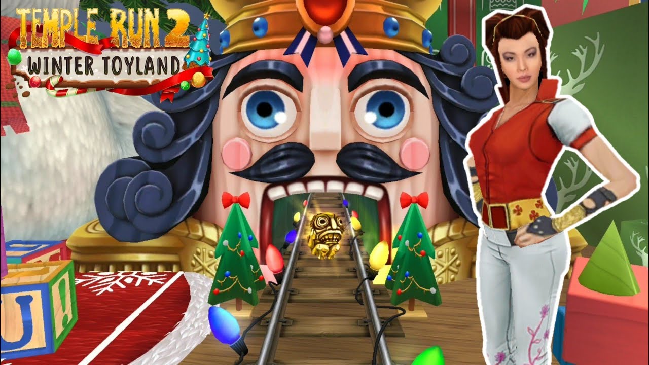 Karma Lee Running in Winter Toyland Christmas  Map Temple Run 2 YaHruDv