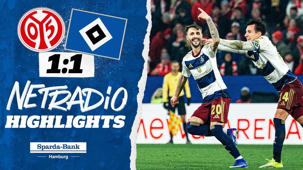 UMKÄMPFTES UNENTSCHIEDEN IN MAINZ! | 1. FSV Mainz 05 vs. HSV | Highlights im HSVnetradio