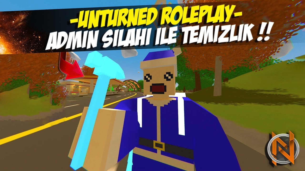 ADMİN SİLAHLARI İLE TEMİZLİK YAPTIK(DÜKKANLARI TEMİZLEDİK) ! UNTURNED ROLEPLAY #110