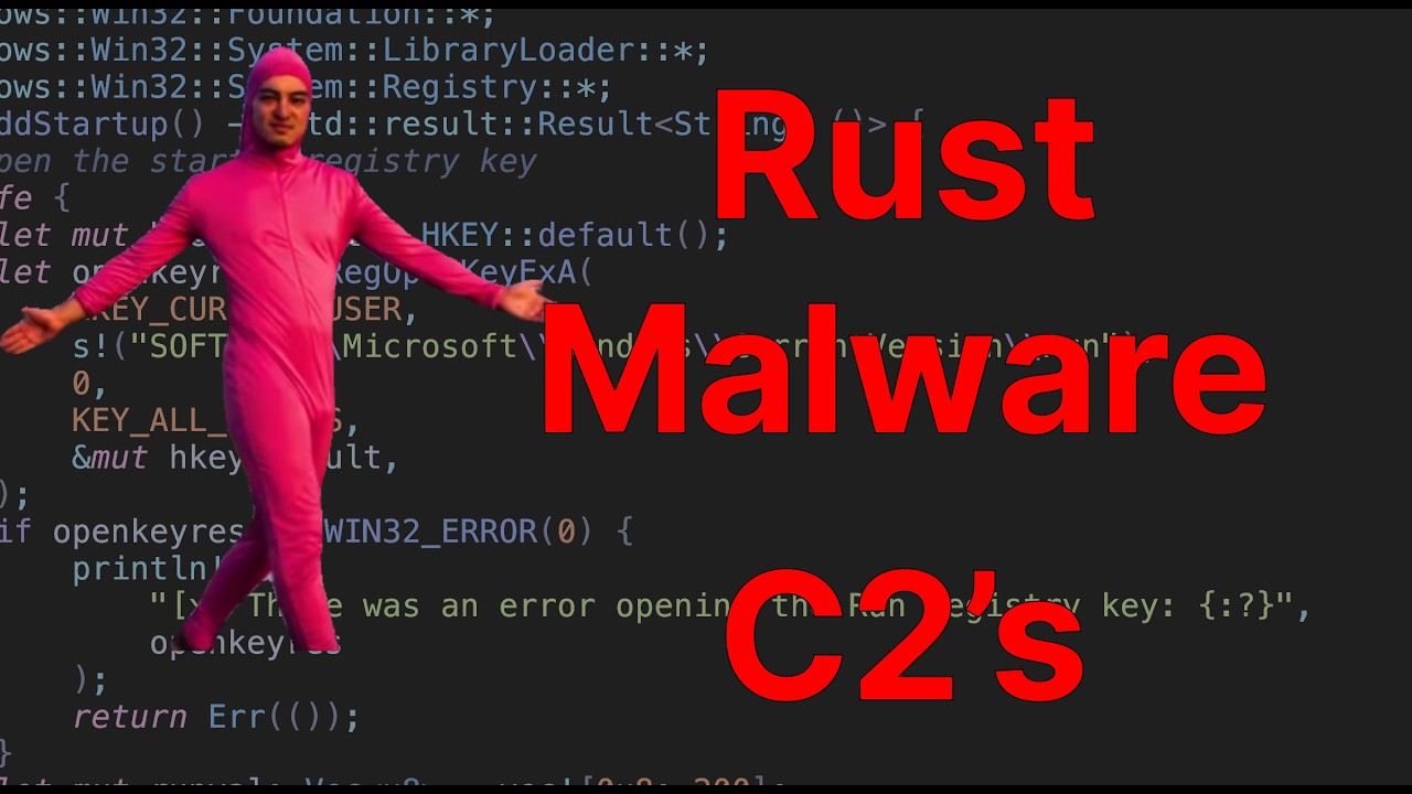 Building Malware C2's in Rust the EASY WAY