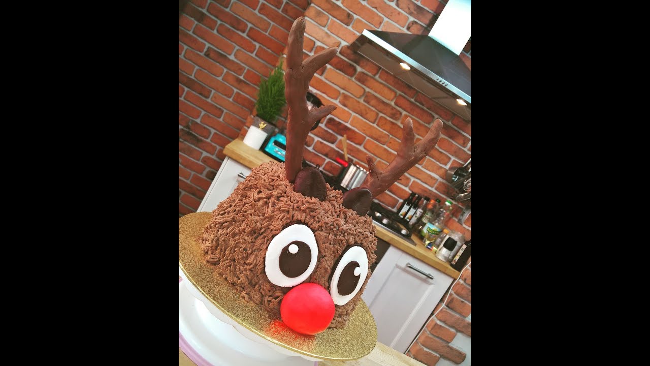 Tort Rudolf  🍰🎄🎅🎁 Tort Renifer