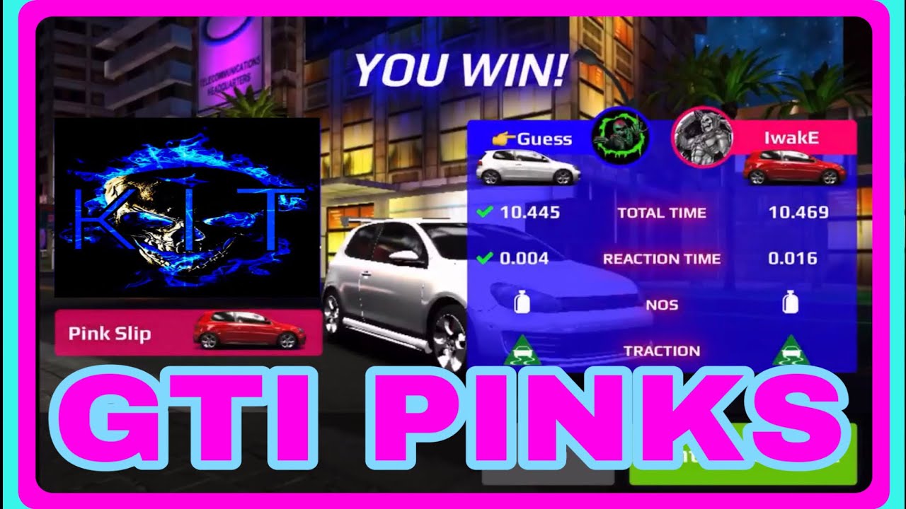 RANDOM PINKS ( GTI EDITION )  thanks for watching 👍 RUSH RACING 2