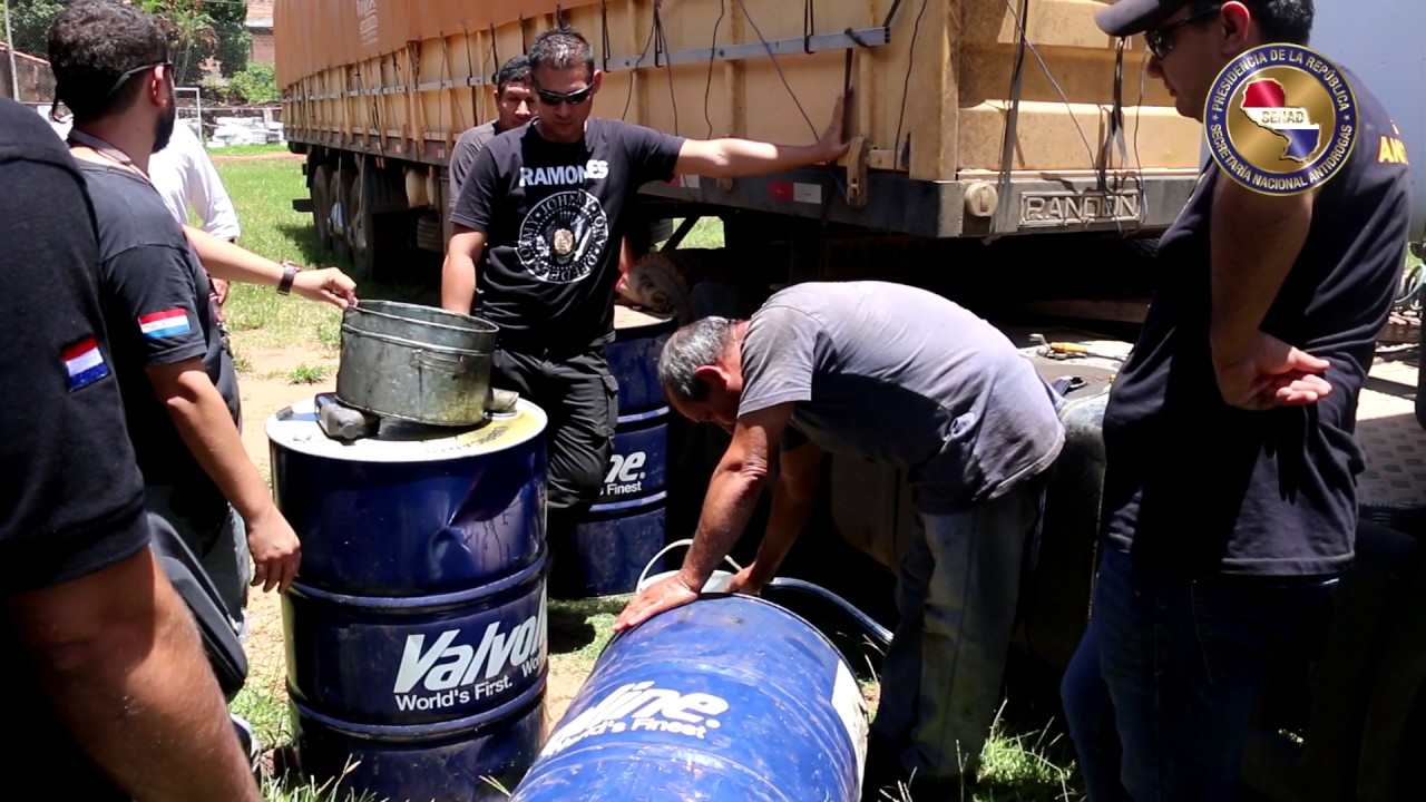 SENAD requisó cargamento de cocaína en camión transportador proveniente de Bolivia