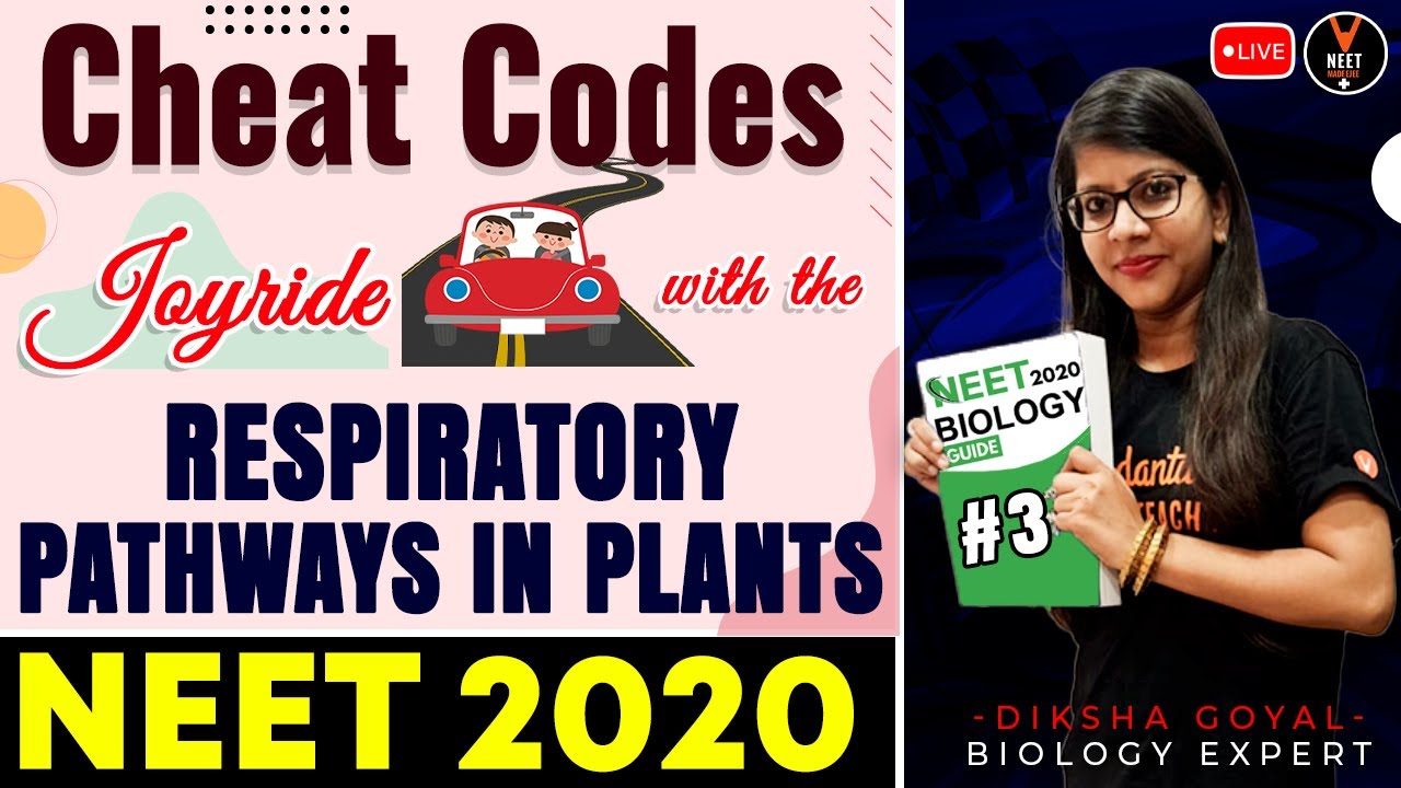 Respiratory Pathways in Plants | NEET Biology Cheat Code #3 | NEET 2020 Preparation | Diksha Ma'am