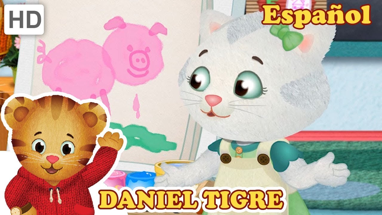 Daniel Tigre en Español - Cómo Pintar y Dibujar