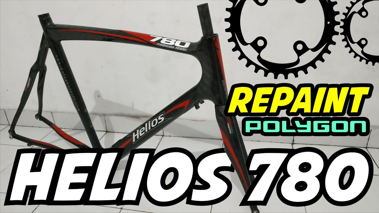 REPAINT SIMPEL FRAME ROAD BIKE HELIOS 780 CARBON