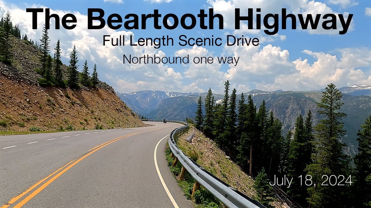 Beartooth Highway Scenic Drive  North- Full length w/Music - 7/18/24 - A relaxing driving video
