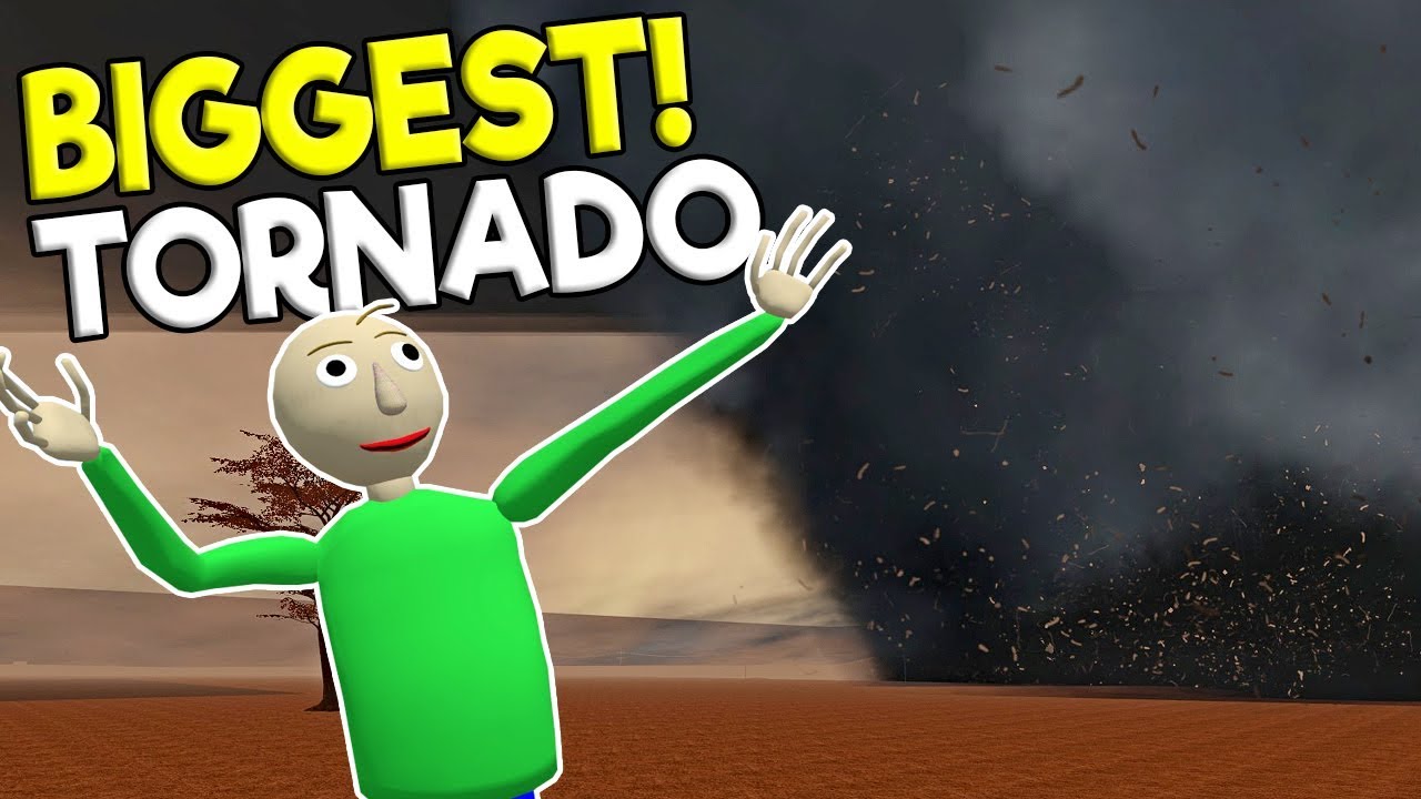 BIGGEST TORNADO DESTROYS WHOLE TOWN! - Garry's Mod Sandbox Gameplay - Gmod Tornado Survival