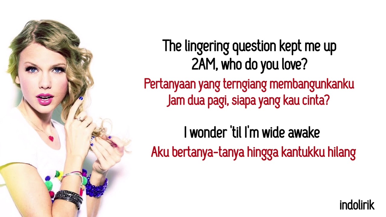 Taylor Swift - Enchanted | Lirik Terjemahan