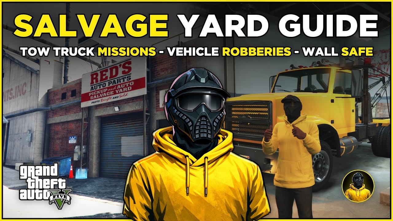 GTA Online SALVAGE YARD GUIDE! (Passive Income + Heist) - SOLO FRIENDLY