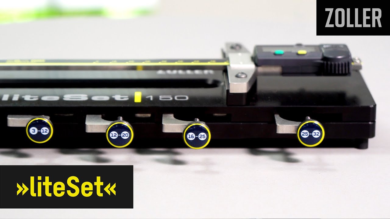 ZOLLER »liteSet« — Set the projecting length when shrinking tools
