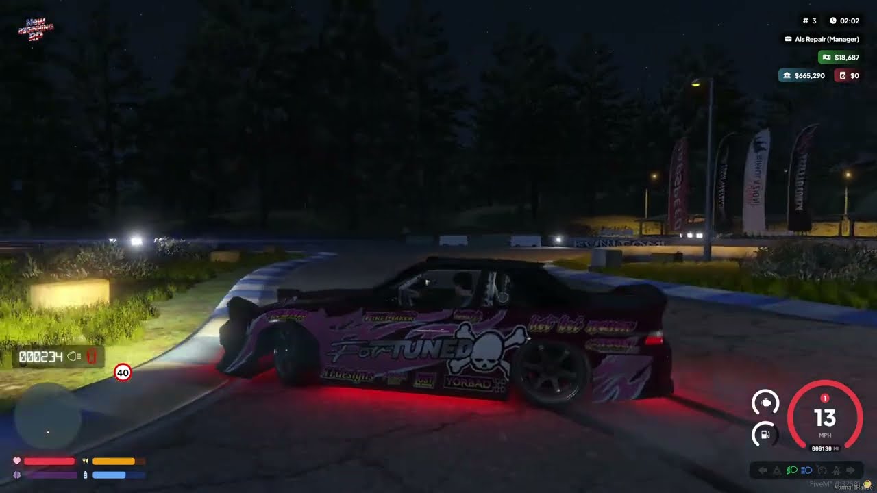 NewBeginnings RP Drifting practice