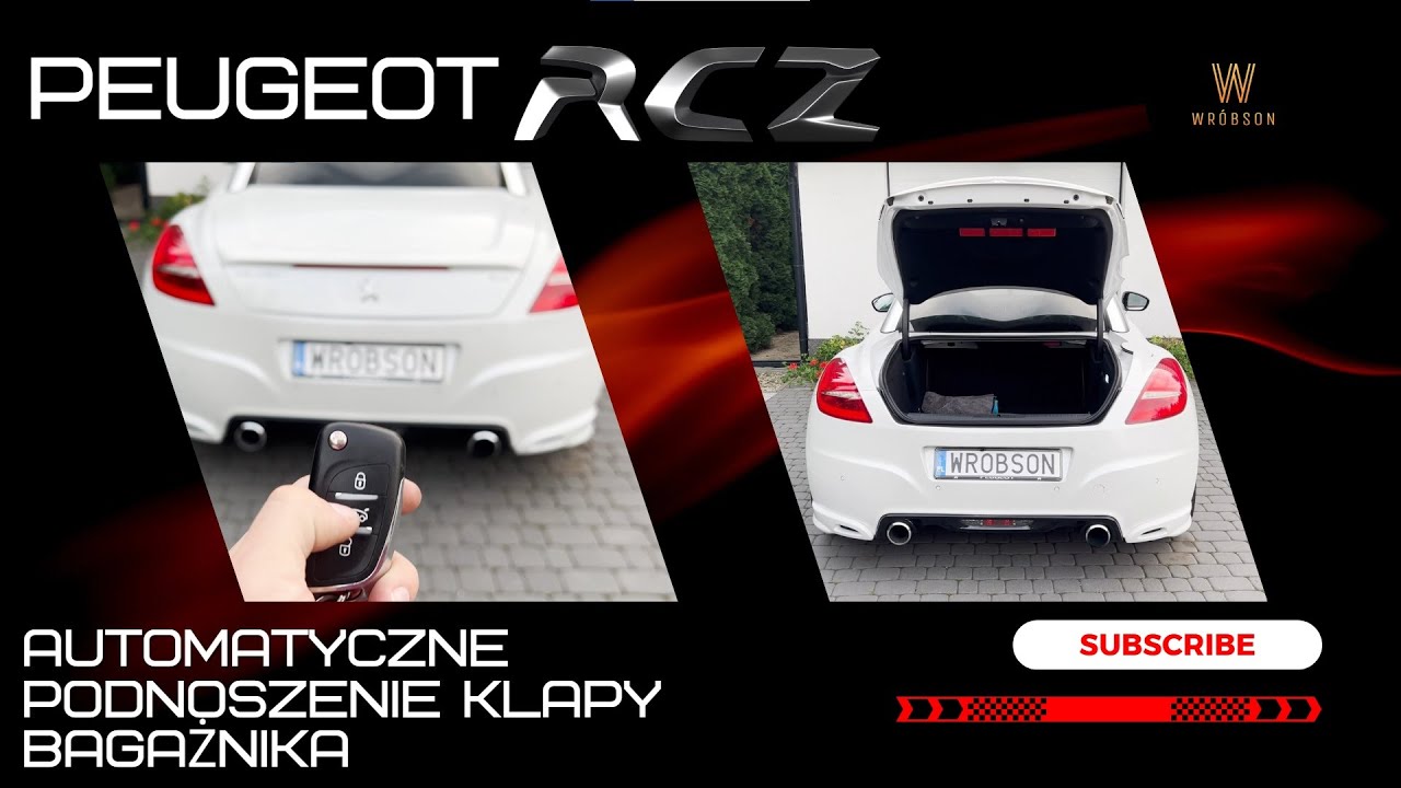 Peugeot RCZ Automatyczna klapa bagażnika ✔