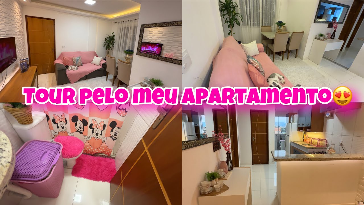 Tour Pelo Meu Apartamento Mostrei Tudo🏠❤️#Tour #apartamento