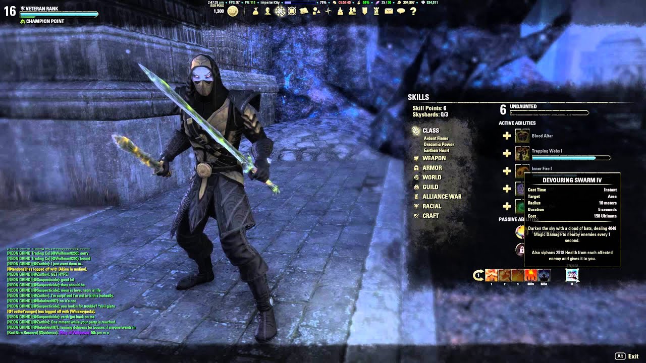 ESO - The Scorpion Magicka Dragonknight PvP Build - Thieves guild