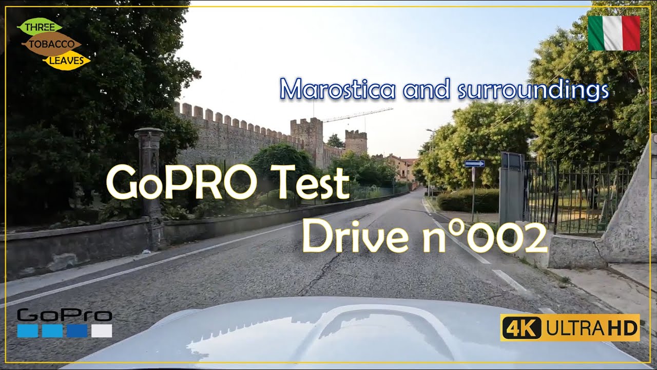 Marostica and surroundings - GoPRO test - Drive 002