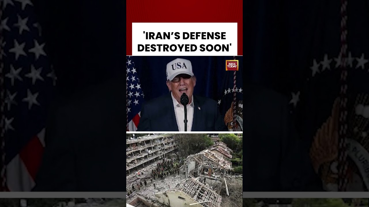 Israel Iran War: Donald Trump Says &lsquo;Iran&rsquo;s Defence System Will Be Fully Destroyed&rsquo; #iranisraelwar
