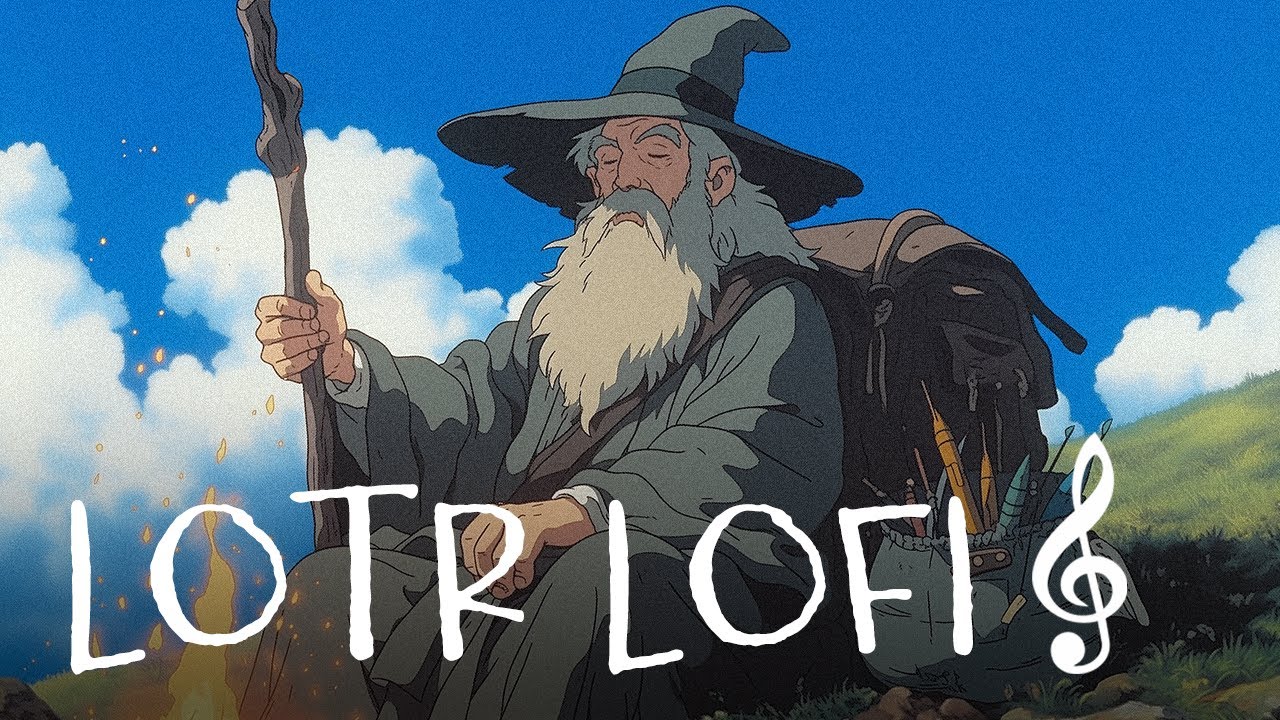 Chill with Gandalf by the Fire 🧙🏻‍♂️ Lord of the Rings LOTR Lofi