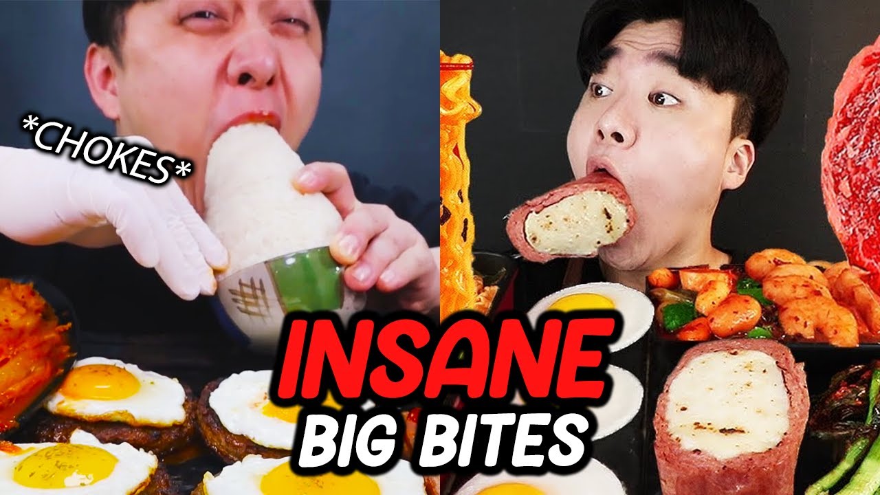 mukbangers INSANE BIG BITES