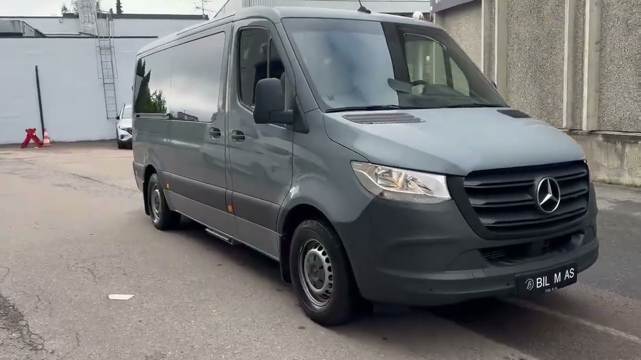 2019 Mercedes Sprinter HK13970 vin WDB9077331P172515 taxi 9 seter med rampe