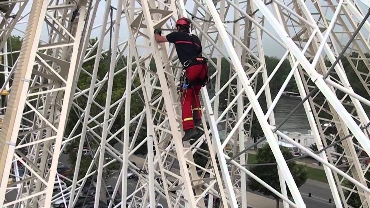 Exercice de la spécialité GRIMP du SDIS 84 sur la grande roue d'Avignon (vidéo officielle)
