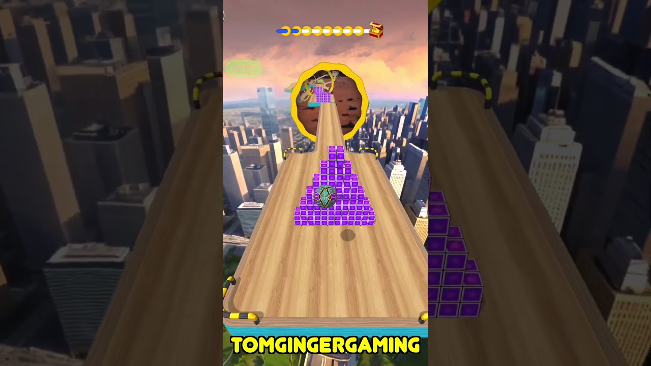 Задание на скоростное прохождение игры Going Balls, уровень 287, прохождение через портал #tomgin...