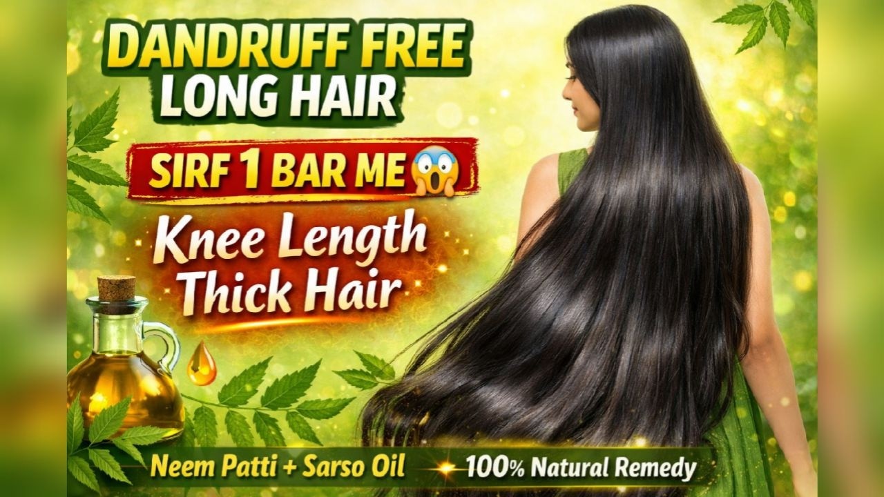 सिर्फ 7 दिन में बाल झड़ना खत्म और बाल होंगे लंबे 😱