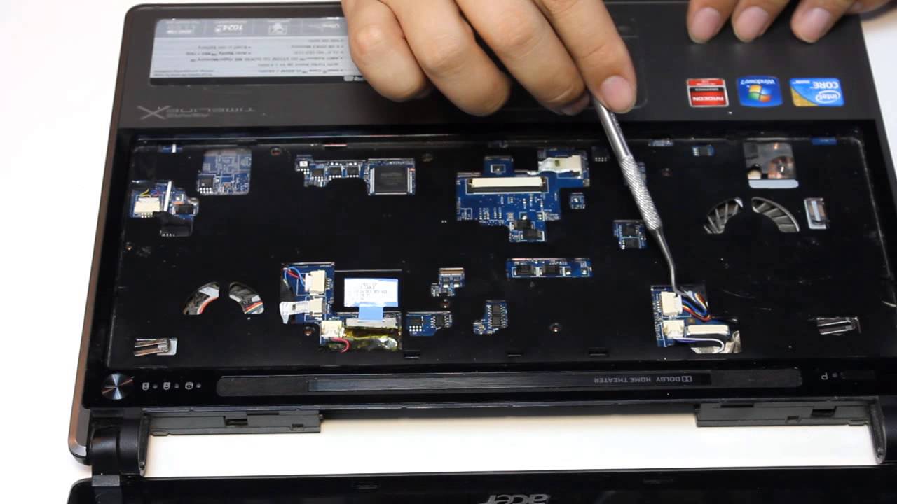 Полный разбор ноутбука Acer aspire 3820T | acer-doctor.ru