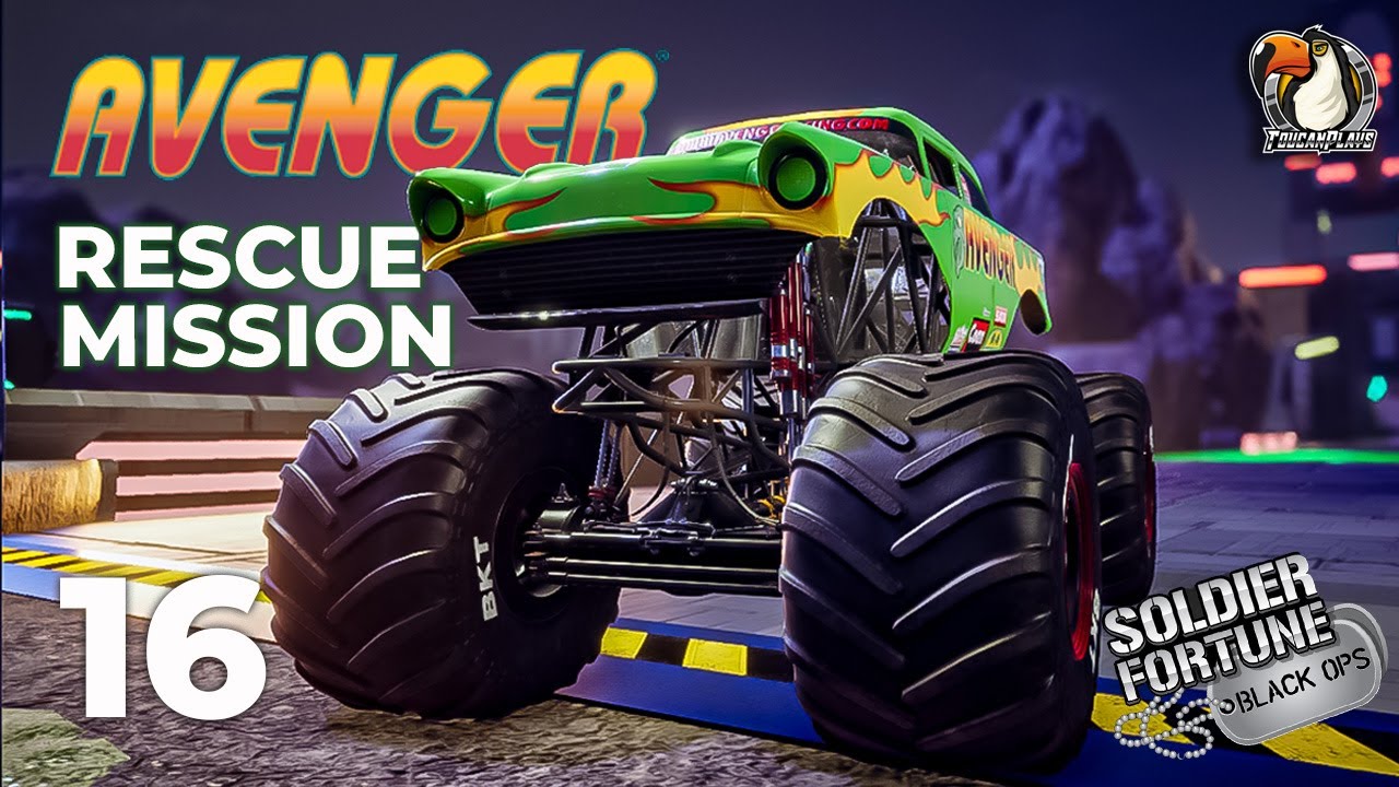 Jaw-Dropping Avenger Rescue Mission in  Monster Jam Steel Titans!