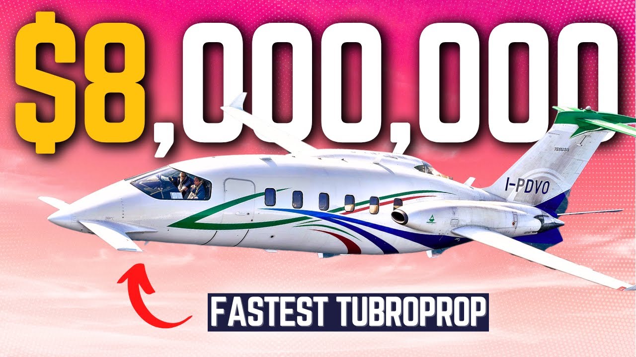 Внутри Piaggio P180 Avanti Evo за 8 миллионов долларов