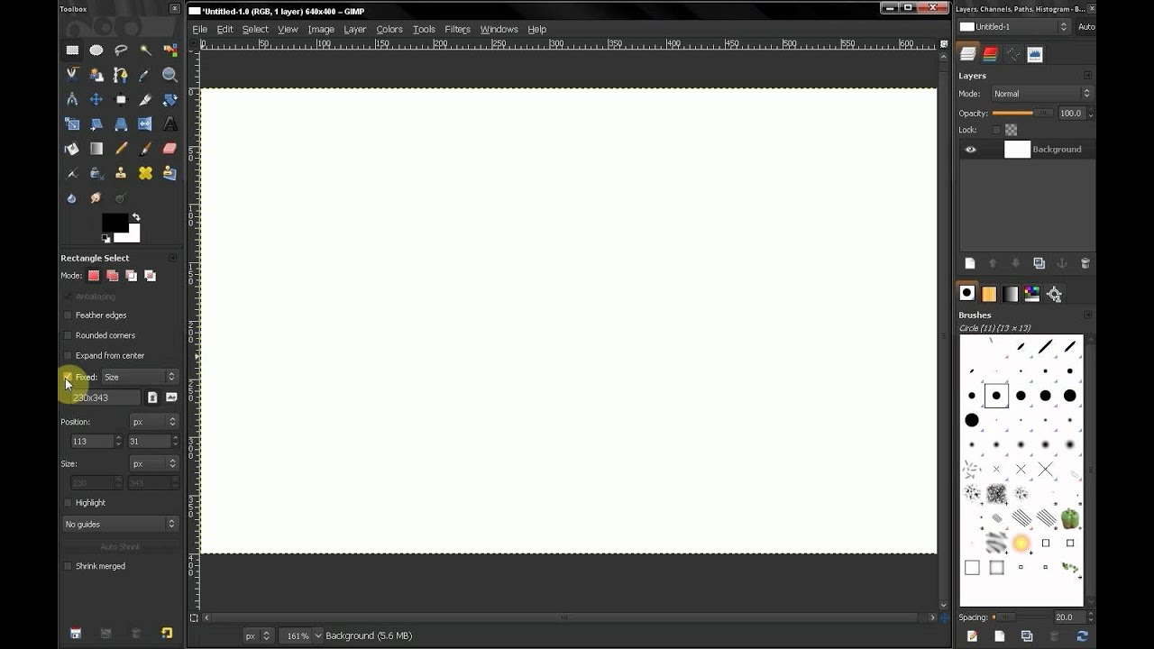 GIMP tutorial: Beginners' Guide ep23 - Tools - Rectangle select tool PART 2